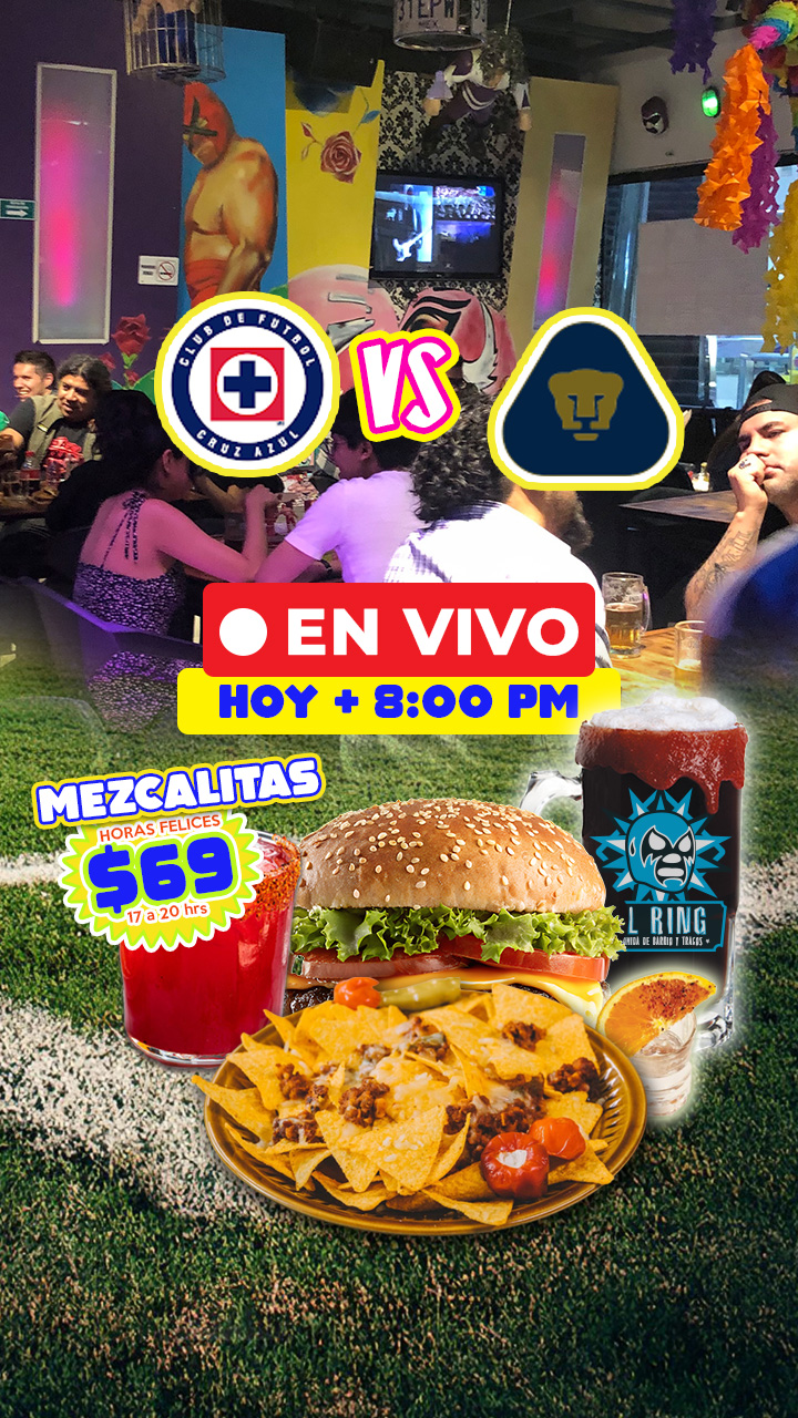 Este domingo, vive cada jugada, cada gol y cada emoción en El Ring Restaurante