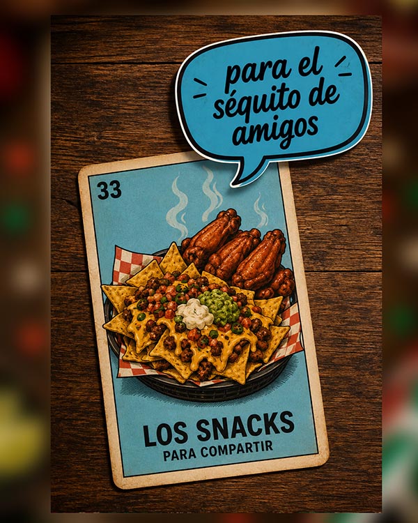 Alitas y Nachos especiales en El Ring - Plaza Lindavista CDMX