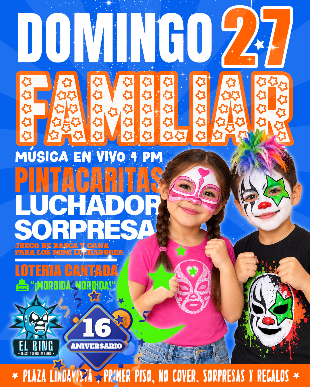 Domingo familiar para festejar nuestro aniversario El Ring Restaurante